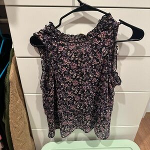 AE Purple Floral Tank